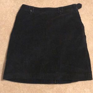 Black Corduroy skirt